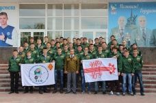 Ректор Чувашского госуниверситета А.Ю. Александров встретился с бойцами студенческих строительных отрядов